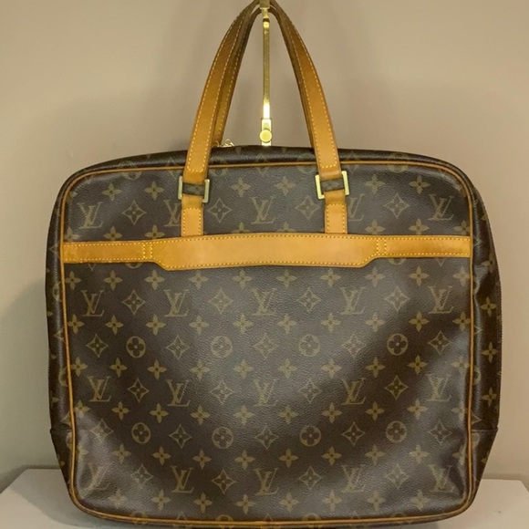 Louis Vuitton Porte Documents Top Handle Briefcase in Monogram Canvas 14" x 13" - Picture 1 of 15